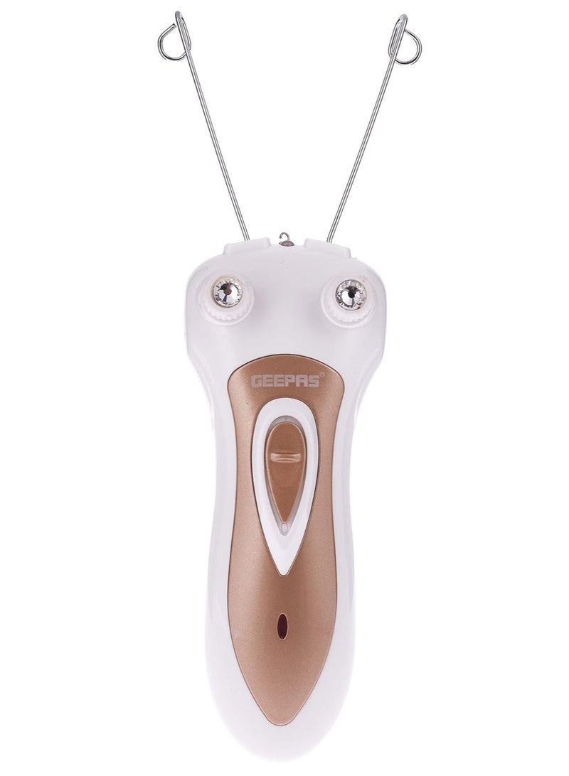 جيباس ماكينة إزالة الشعر للسيدات القابلة لإعادة الشحن، إزالة الشعر بشكل آمن للوجه وجميع أجزاء الجسم ، رائعة للسفر، مزيلات الخيوط الكهربائية، تقلل الألم، وجه أكثر نعومة، سريعة وفعالة  - Image 2