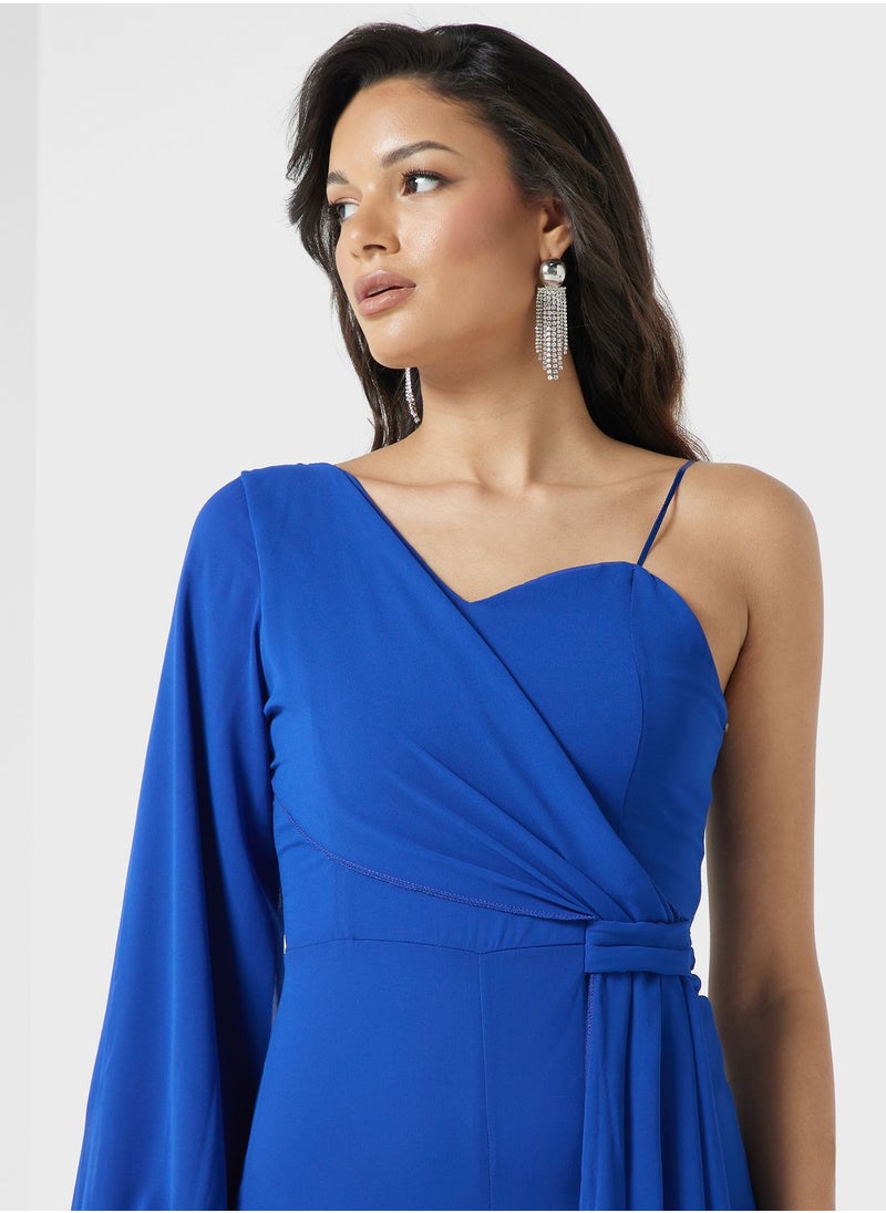 Ella Limited Edition One Shoulder Wide Leg Jumpsuit  - Image 3