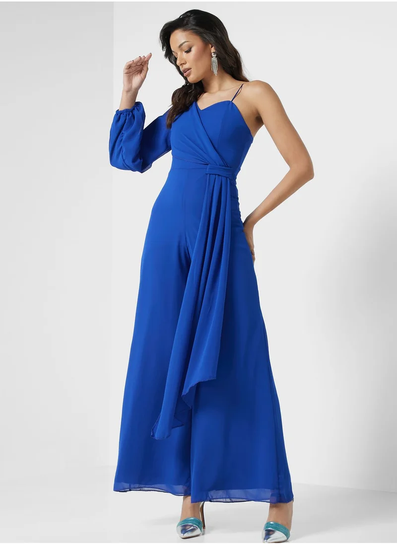 Ella Limited Edition One Shoulder Wide Leg Jumpsuit