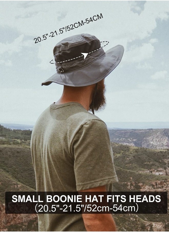Zylioo Small UPF 50+ Summer Sun Hat,Adjustable Boonie Hats with String,Foldable Lightweight Cooling Safari Hats  - Image 3