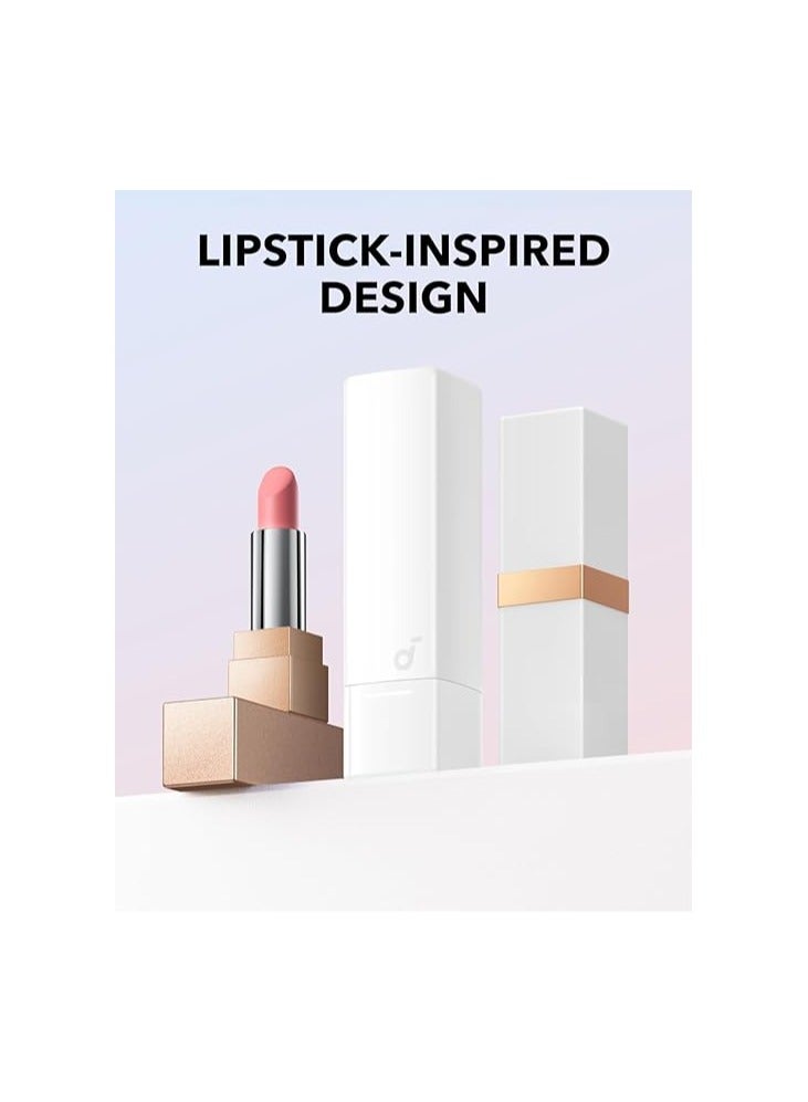 Soundcore A30i, Noise Cancelling Earbuds, Lipstick-Shaped Stylish Design, Tiny, Lightweight Comfort, Smart Noise Cancelling, Clear Sound, 24H Playtime, IP54, Wireless Earbuds, Bluetooth 5.4 White - Image 2