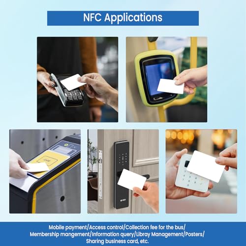 BABIQT 25PCS NFC Cards NTAG215 NFC Tags Blank NFC Card 504 Bytes Memory NFC Key Tags with Printable Surface, Compatible with TagMo and All NFC Enabled Devices - Image 4