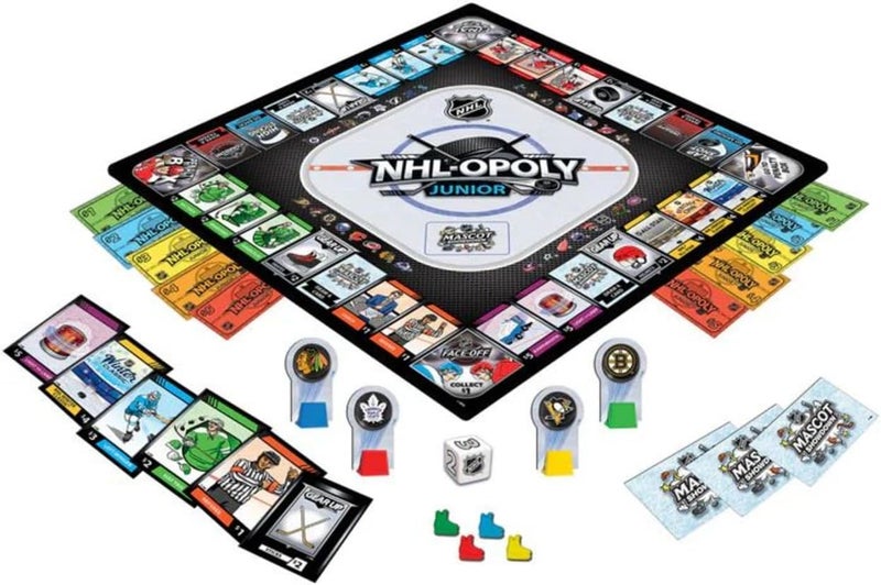 MasterPieces MasterPieces Kids  Family Board Games  NHL League Opoly Jr  Officially Licensed Board Games for Kids  Family - Image 3