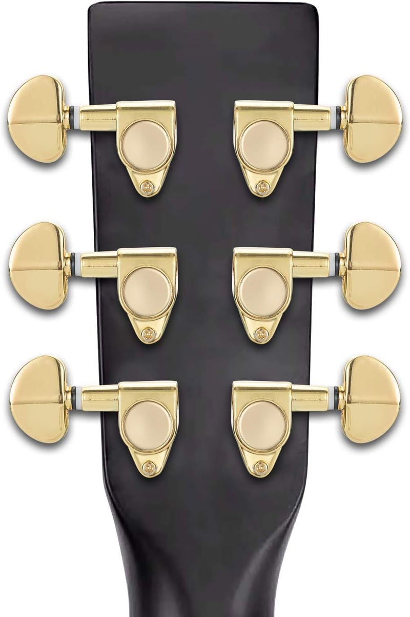 Gusnilo Guitar Tuner Pegs 1set 3l3r Grover-style Guitar Tuner Grover Tuners Head Gold - Image 5