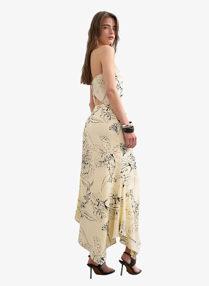 توب شوب تنورة انزلاق غير متماثلة كاجوال - Image 2