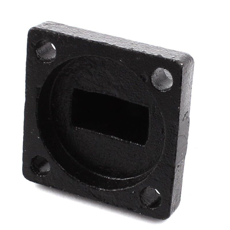 Uxcell Metal Pneumatic Cylinder Rod Pivot Clevis Mounting Bracket 4 Bolt Holes Foot Flange Accessories For Sc-Ca Air Cylinder, 50 X 50 Mm Base, Metal - Image 3