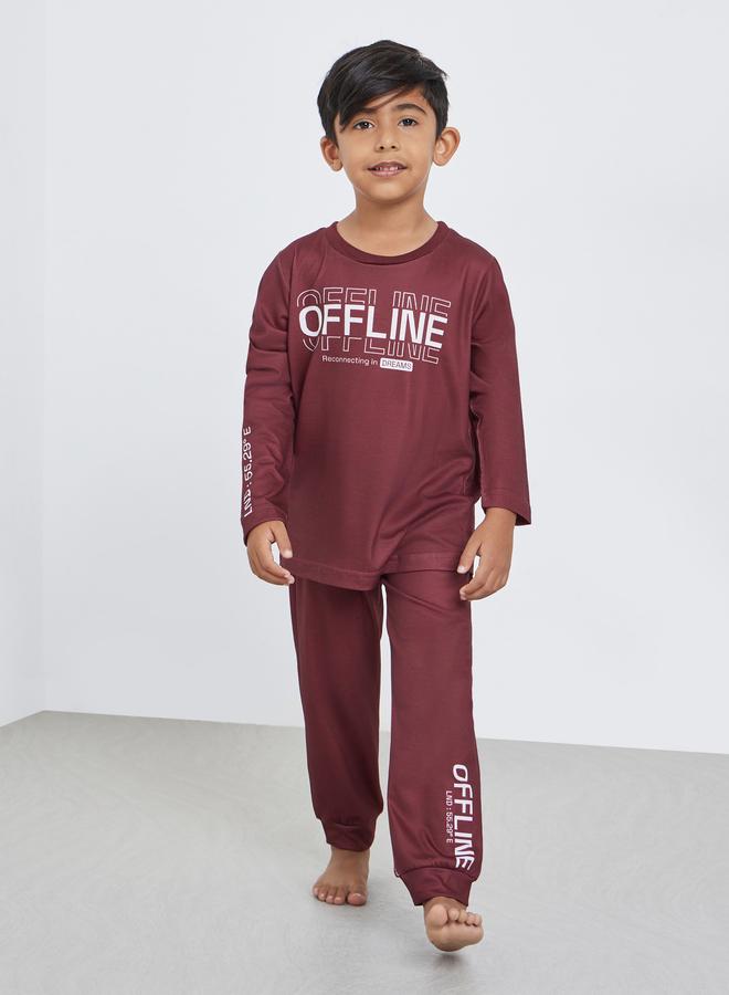 ستايلي طقم بيجامة وتيشيرت بشعار ستايلي بويز - Image 1