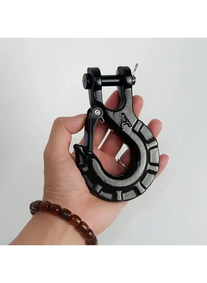 Matte Black Heavy Duty Off Road Tow Hook Adjustable Winch Snatch Hook For Trucks Jeeps - Image 2