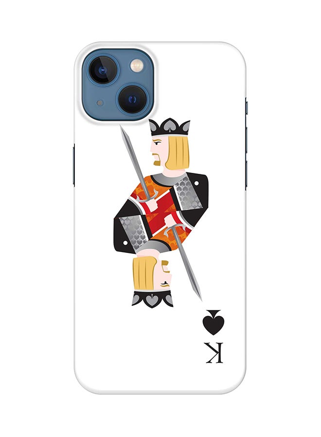 Stylizedd Case for Apple iPhone 14 Plus Case Slim Snap Classic Series Mobile Cover Hard PC Shield Matte Finish Print - King Of Spades