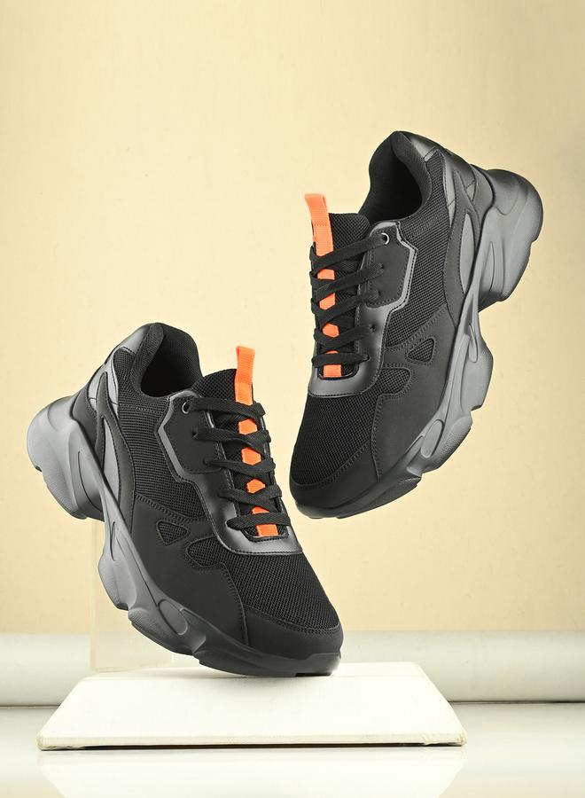 Styli Chunky Sole Lace Up Sneakers  - Image 1