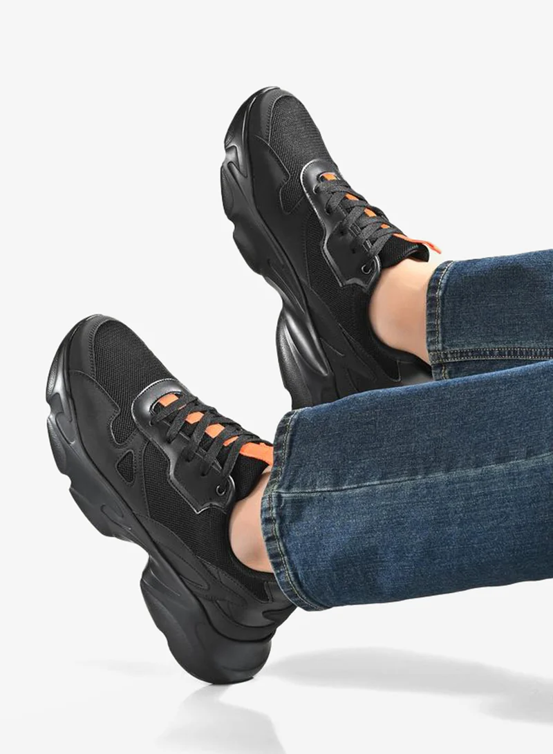 Styli Active Chunky Sole Lace Up Sneakers