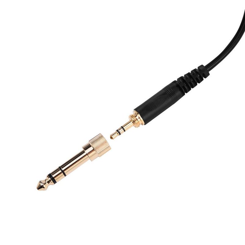 Zerone Coiled Headphone Cable with 3.5MM and 6.5MM Plug, Replacement Coiled Spring Stereo Audio Cable for HD25/560/540/480/430/250 Headphones - Image 3