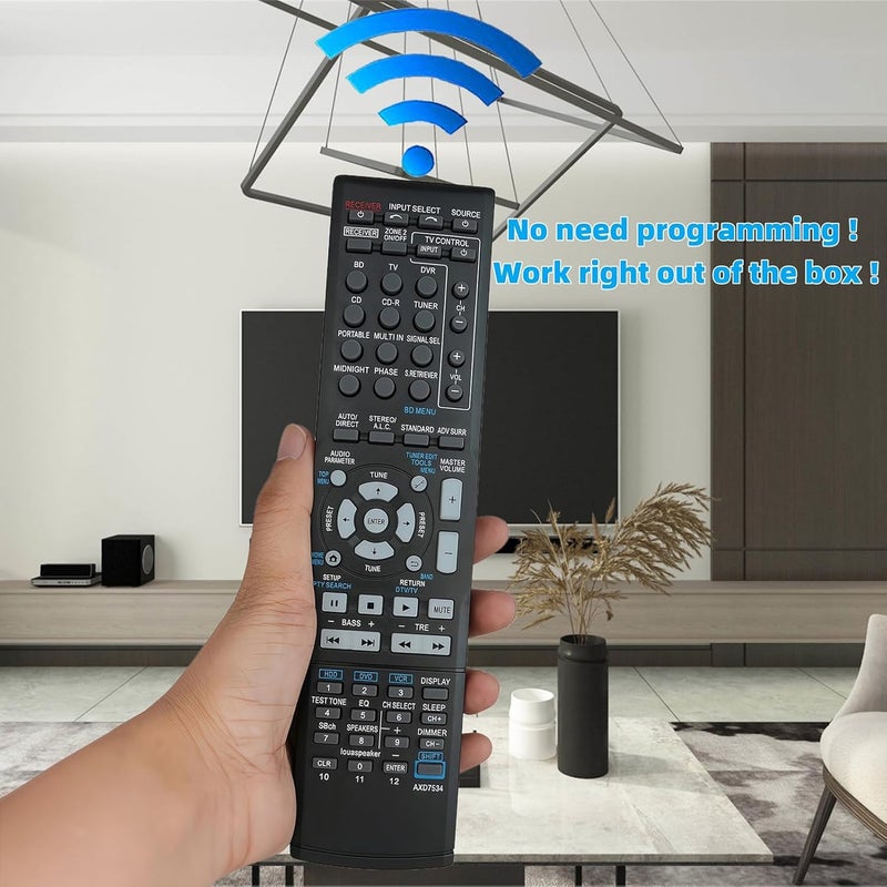 AXD7534 Replacement Remote Control Compatible for Pioneer VSX-519V-k Vsx-519v-s Audio Vidio Receiver - Image 2
