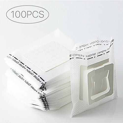 Ayevision 100Pcs Portable Coffee Filter Paper Hanging Ear Drip Coffee Bag Single Serve Disposable Drip Coffee Filter Perfect for Travel, Camping, Home, Office - Image 4