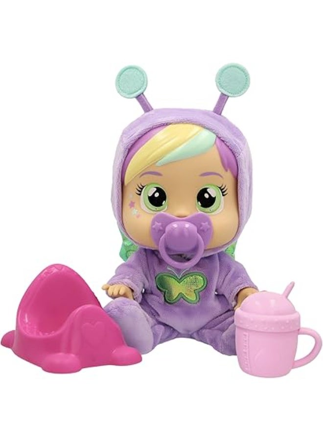 Cry Babies Loving Care Susi Interactive Baby Doll – Cries Real Tears with Soft Alien Outfit, Includes Potty, Cup & Pacifier Accessories, Nurturing Role Play Toy, Perfect Gift for Kids - Image 1