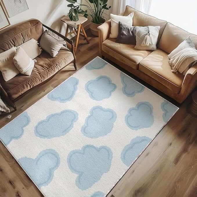 Tnessential Soft Blue Cloud Rug - Image 2