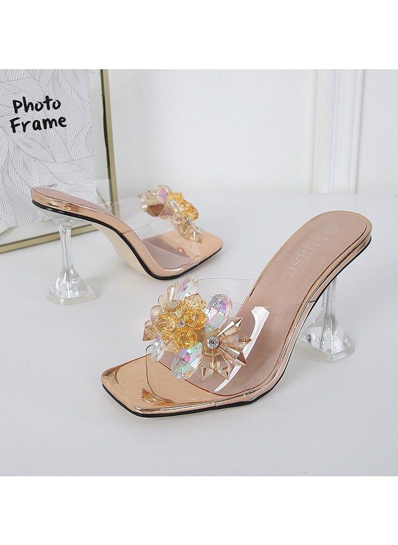 KUYING - New Water Diamond Open Toe Sandals - Image 1