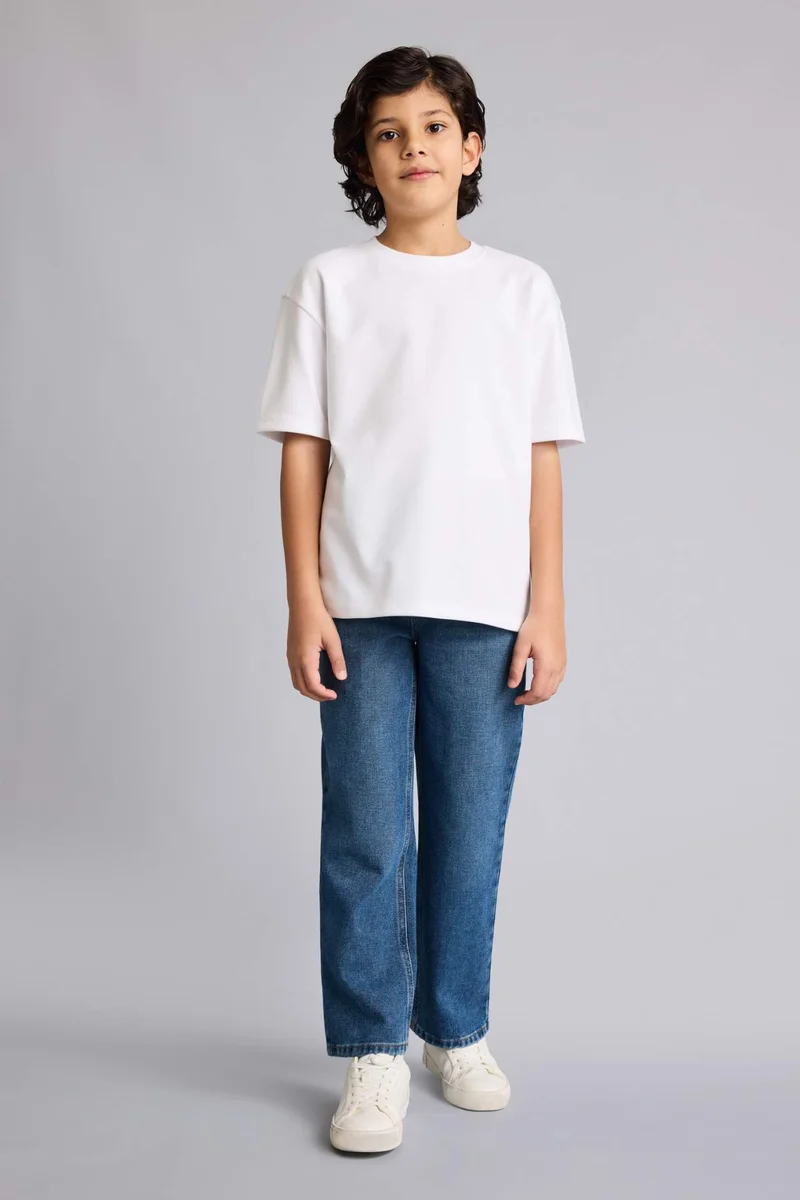 ديفاكتو Boy Straight Fit Straight Leg Jeans