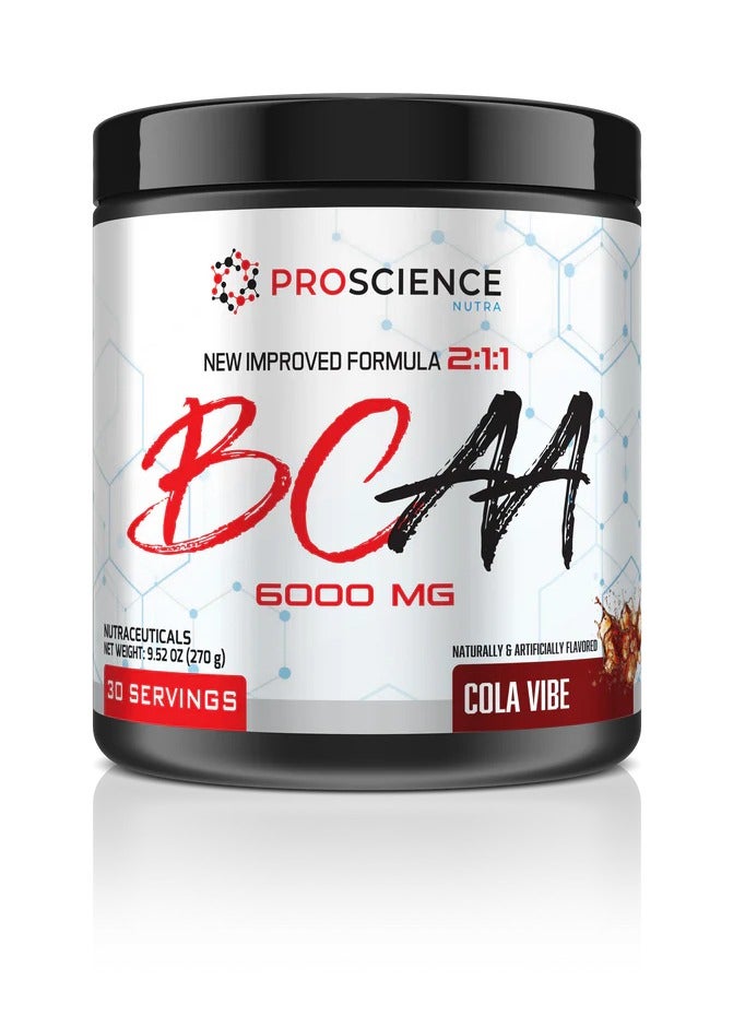 ProScience Nutra BCAA 6000 mg 30 Servings Cola Vibe