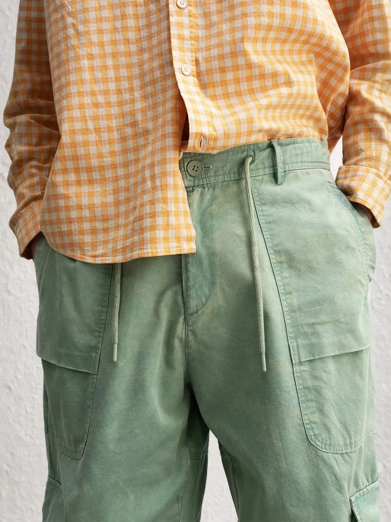 جيستو GIESTO Baggy Wide Leg Cargo Pants