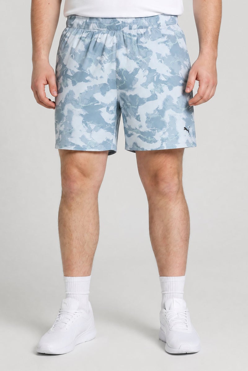PUMA Men Sportswear Fit Camouflage 7 Inseam Training Shorts, Multicolor - Image 1