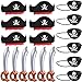 ZeeDix 18 Pcs Pirate Accessories for Kids Include 6 Pirates Hats 6 Eye Patches and 6 Swords Pirate Party Decorations for Christmas Halloween Masquerade Cosplay Birthday - Image 3