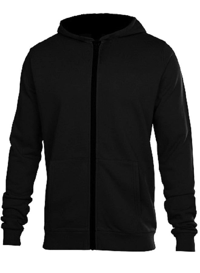 general Casual Zipped Hooded Sweatshirt - Image 1