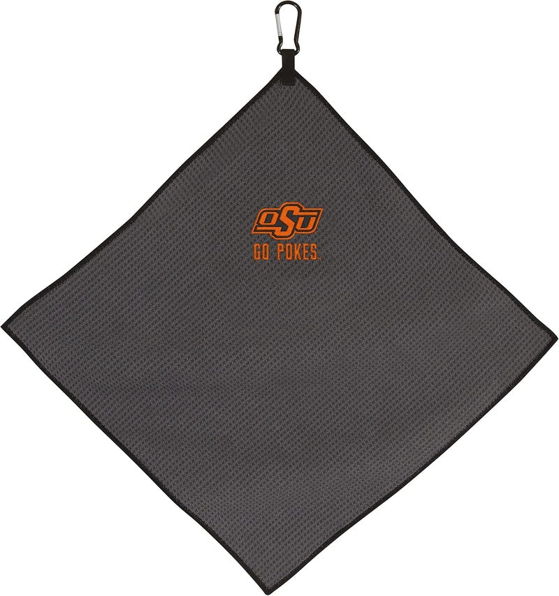 Team Effort Collegiate 15" x 15" Grey Microfiber Towel - Image 1