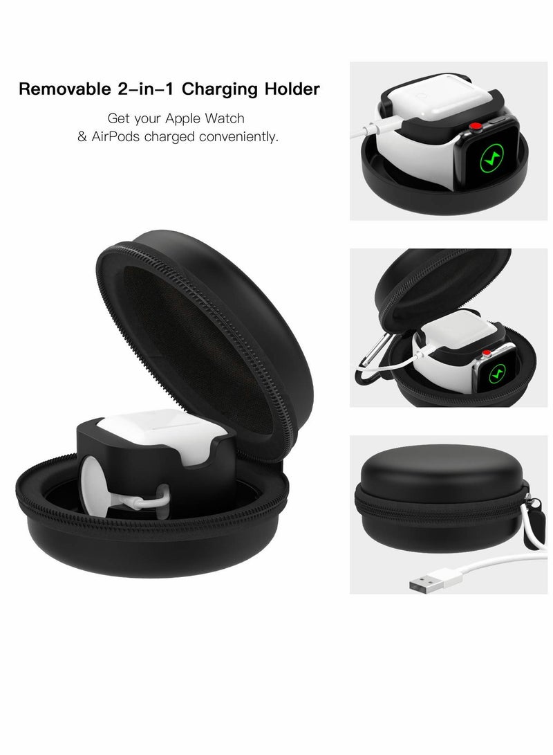 SYOSI iWatch Storage Box Case Cover Portable Protective Travel Bag Fit  Pro/3/2/1 Charging Case Station Dock - Image 5