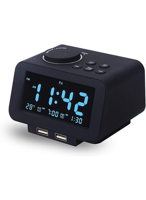 LED  Digital Alarm Clock  with  FM Radio