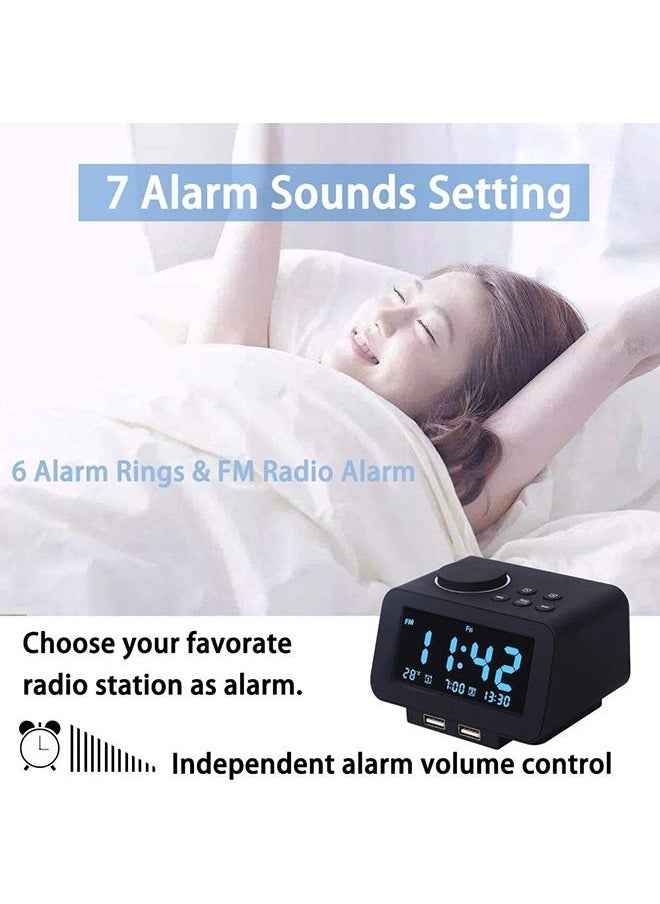 Arabest - LED  Digital Alarm Clock  with  FM Radio - Image 1