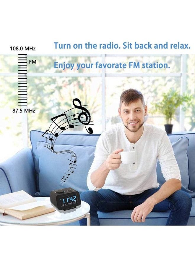 Arabest - LED  Digital Alarm Clock  with  FM Radio - Image 1