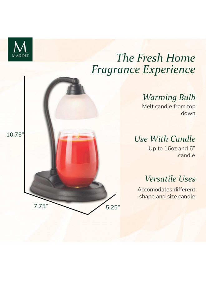 Candle Warmers Etc. Aurora Candle Warmer Lamp, Black - Image 2