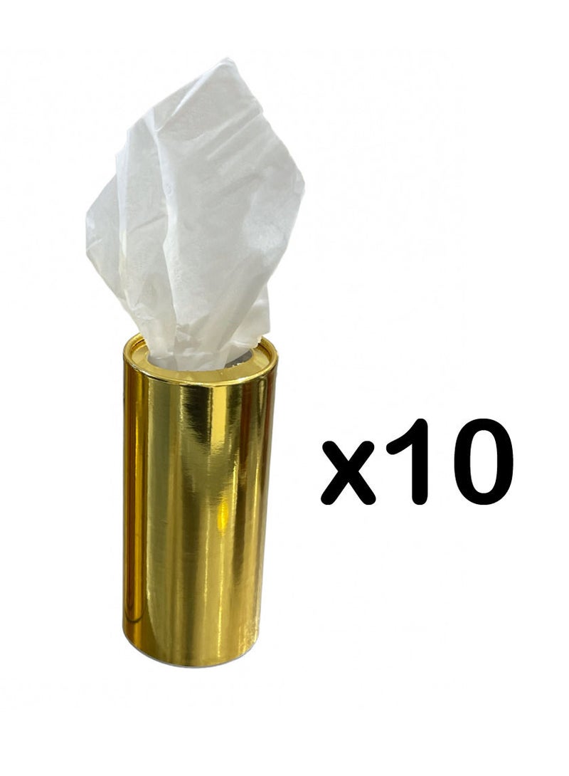 Generic 10 Packs of Car Tissues Double Ply Box For Cup Holders  - Image 1