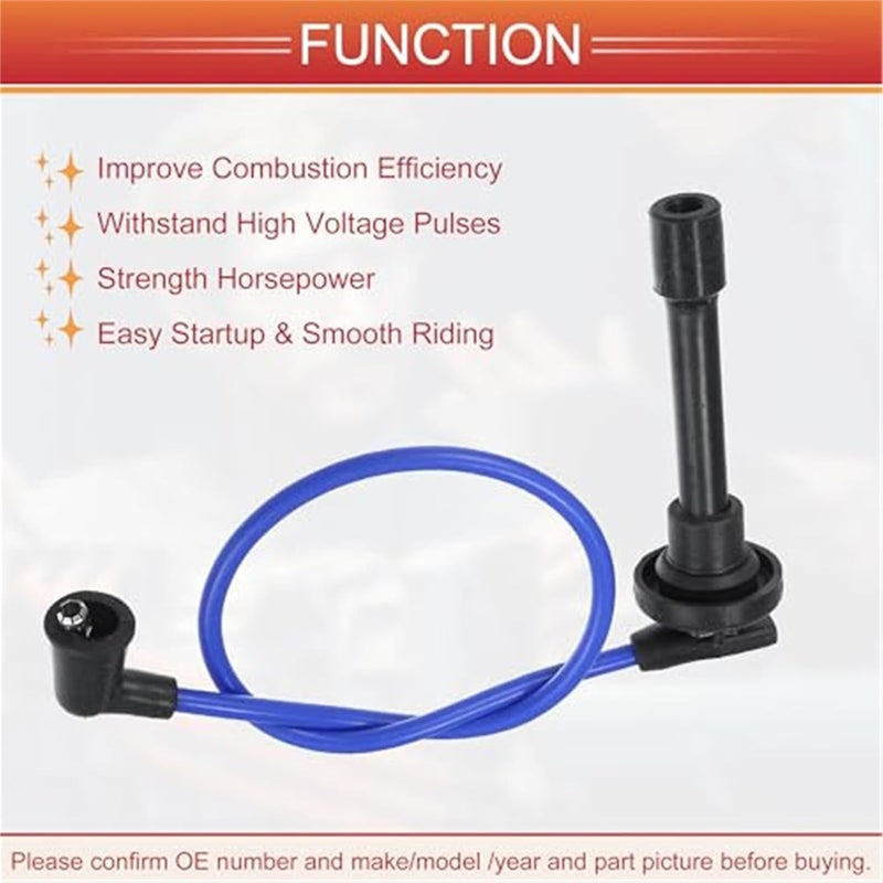 Vuzmode Car Spark Plug Coil Wires Set - Image 2