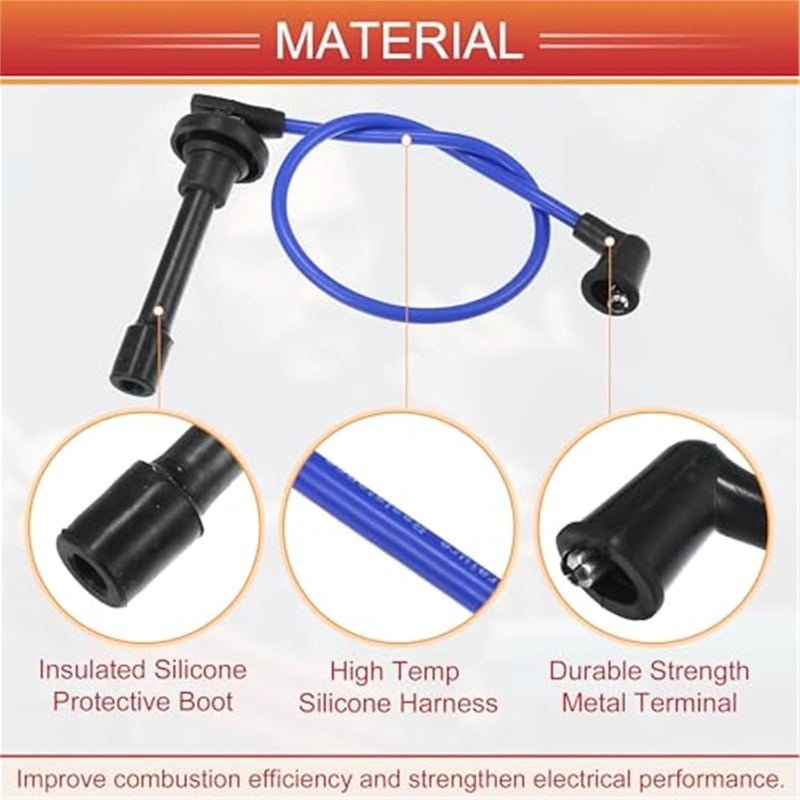 Vuzmode Car Spark Plug Coil Wires Set - Image 4