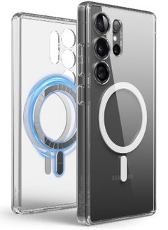 Elago Magnetic Hybrid for Samsung Galaxy S25 Ultra Case Cover compatible with MagSafe - Transparent  - Image 1