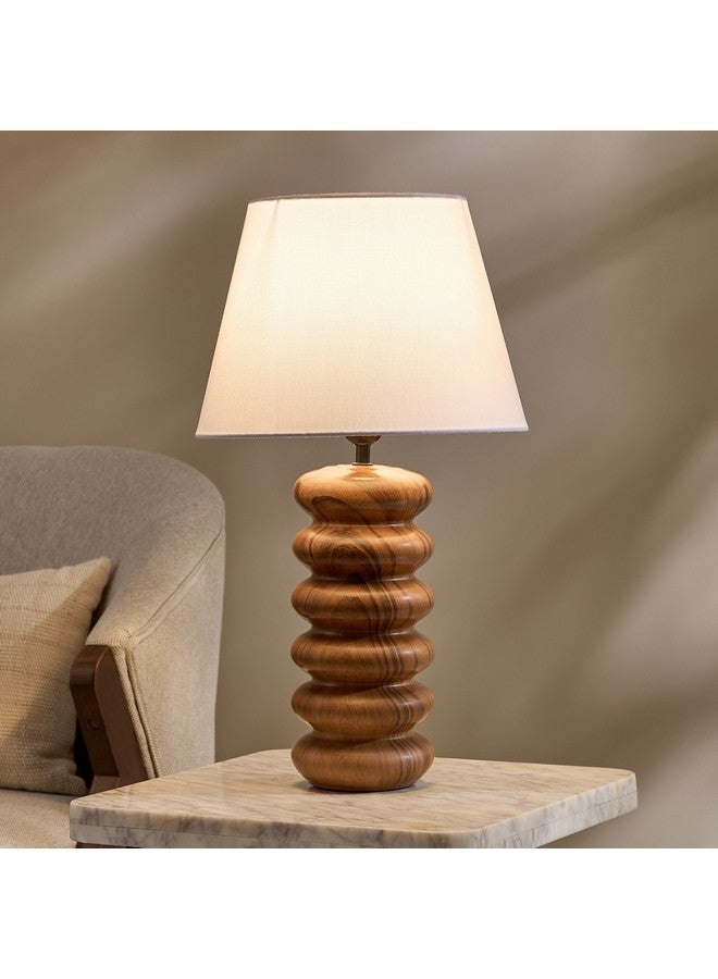 Home Box Marbella Ceramic Table Lamp with Fabric Shade 56.5 cm  - Image 1