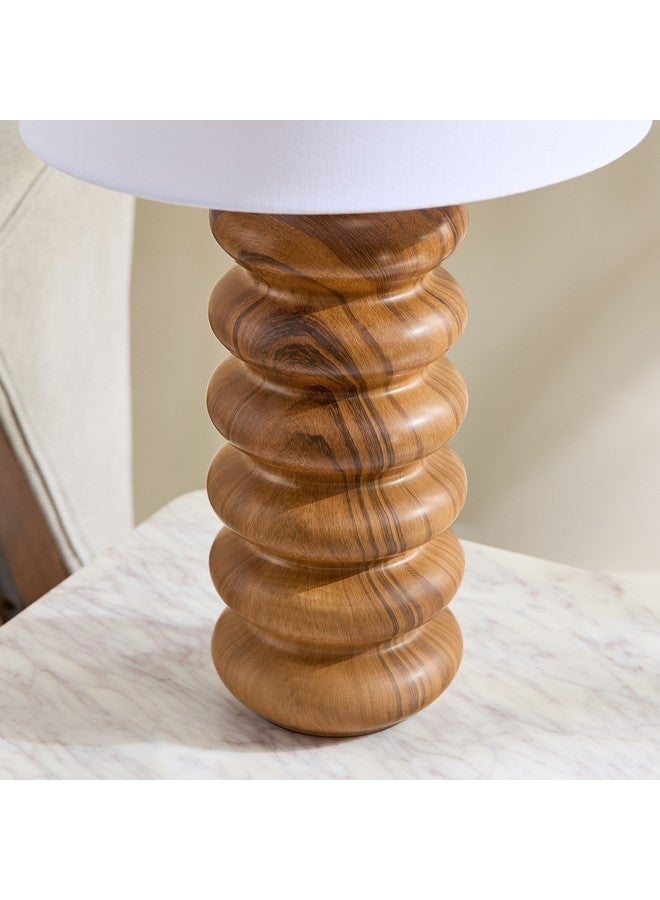 Home Box Marbella Ceramic Table Lamp with Fabric Shade 56.5 cm  - Image 4