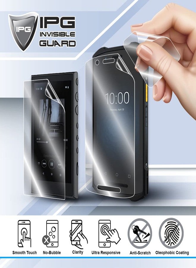 اي بس سي واقي شاشة هيدروجيل متوافق مع هواتف ZEBRA MC9400 - MC9450 (6 قطع) - فيلم شفاف فائق الوضوح غير مرئي للشاشة الحساسة للمس - مقاوم للخدش - ناعم / ذاتي الإصلاح / خالٍ من الفقاعات - مناسب لهاتف MC9400thin - Image 3