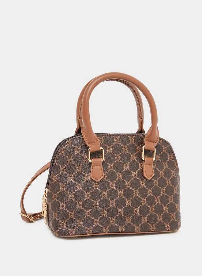 Take Two Take Two Printed Handbag with Dual Handle
