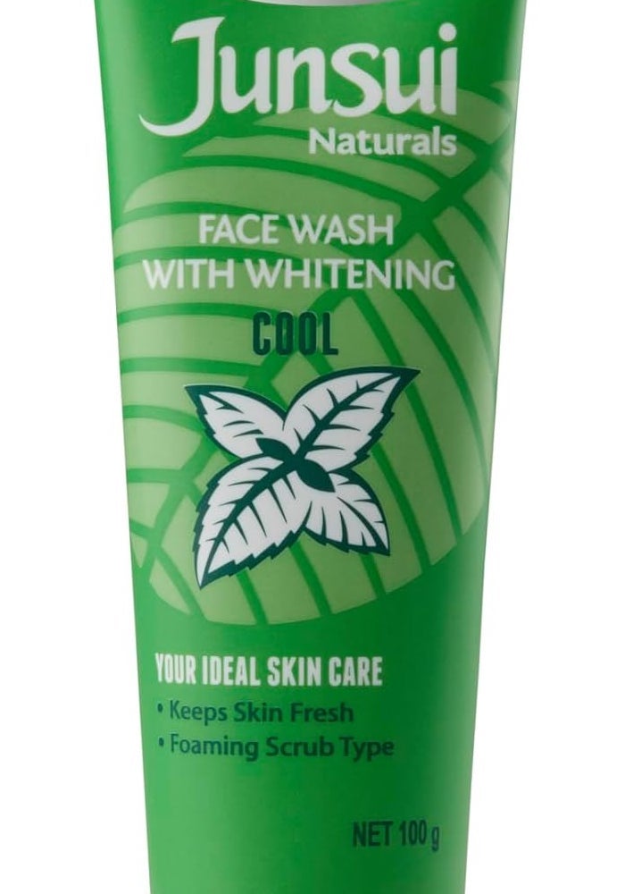 Junsui Naturals Face Wash Cool with Whitening - 100g - Image 1
