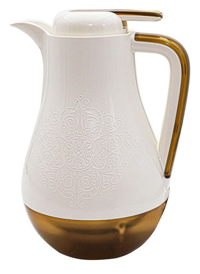 Alsaif home Enjoy Italian thermos Size 1 liter color white 