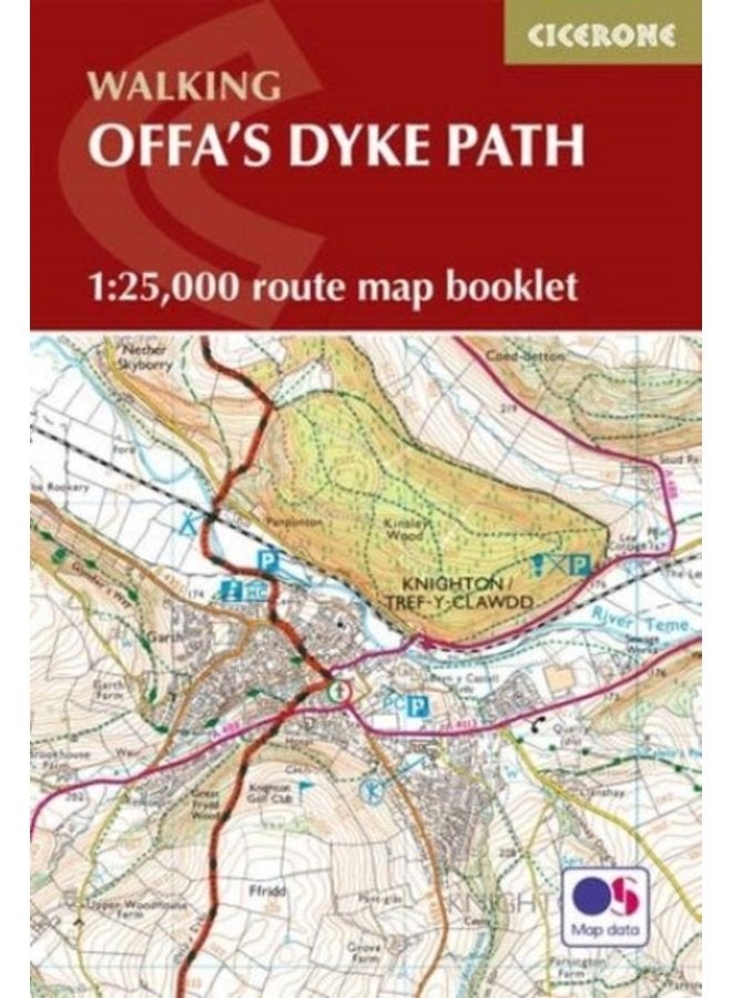 Offa s Dyke Map Booklet 1 25 000 OS Route Mapping - Paperback