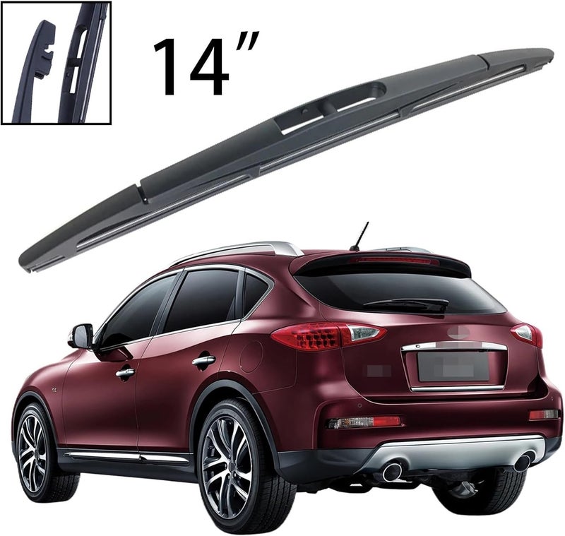 Wivplex 14" Rear Windshield Wiper Blade for INFINITI QX50 QX70 - Image 4