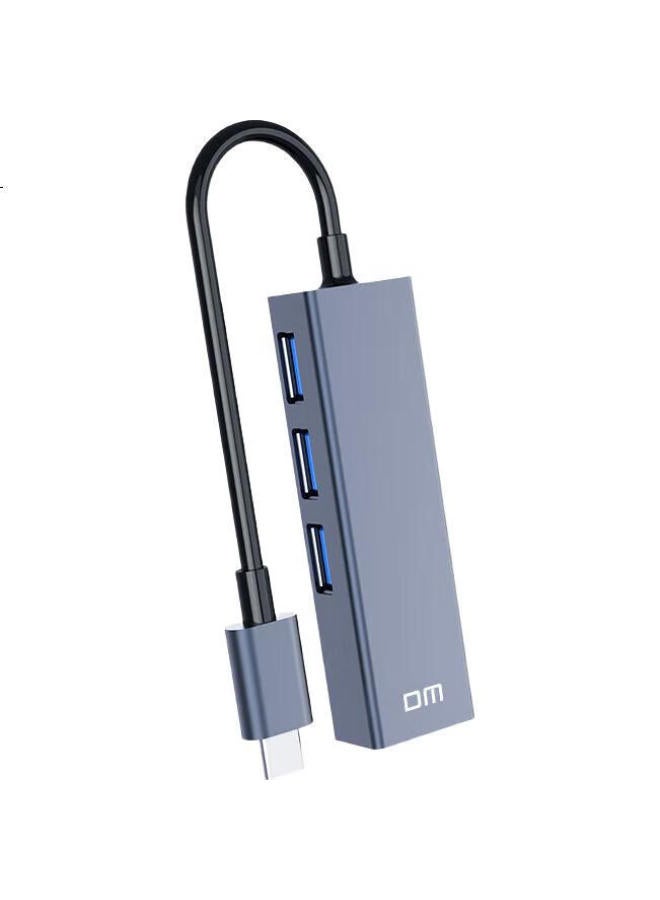 DM Dm Damai Type-C To Usb 2.0 Splitter Four-In-One Expansion Dock With Gigabit Ethernet Port Hub Hub External Wired Network Card For Laptop Chb002 - Image 1