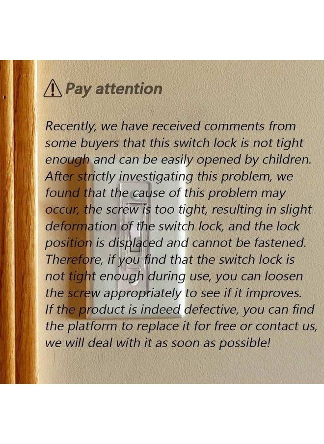 ILIVABLE - Wall Switch Guard Ilivable Child Proof Light Switch Plate Covers Protects Your Lights From Being Accidentally Turned On Or Off By Children And Adults (Clear 2 Pack) - Image 1