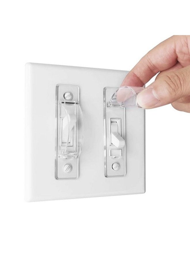 ILIVABLE - Wall Switch Guard Ilivable Child Proof Light Switch Plate Covers Protects Your Lights From Being Accidentally Turned On Or Off By Children And Adults (Clear 2 Pack) - Image 1