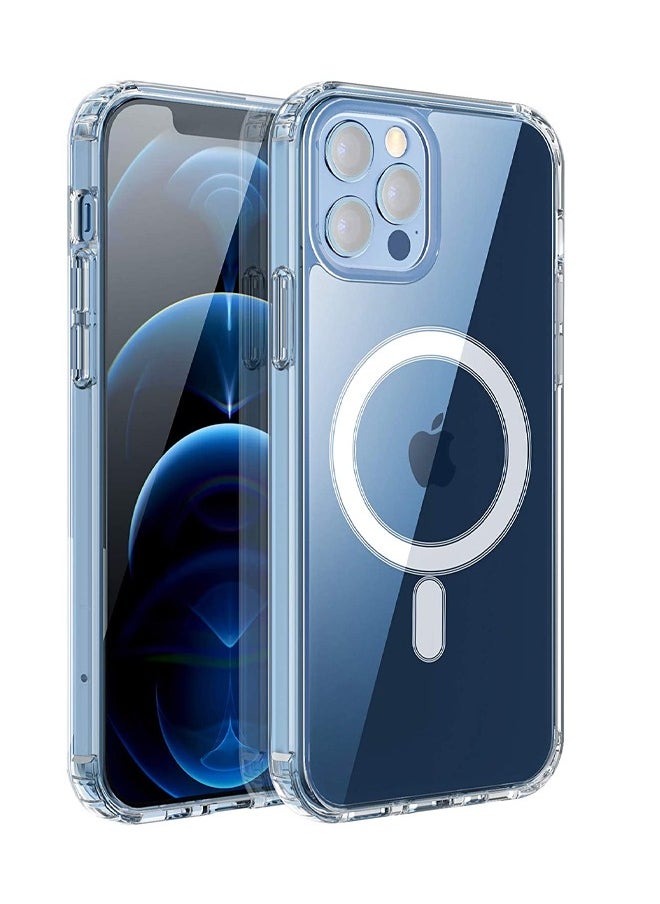 Generic - Magsafe Case Designed For iPhone 12 Pro Max Premium Quality Provides Crystal Clarity Shockproof Supports Wireless Charging Anti Yellowing Case - Image 1