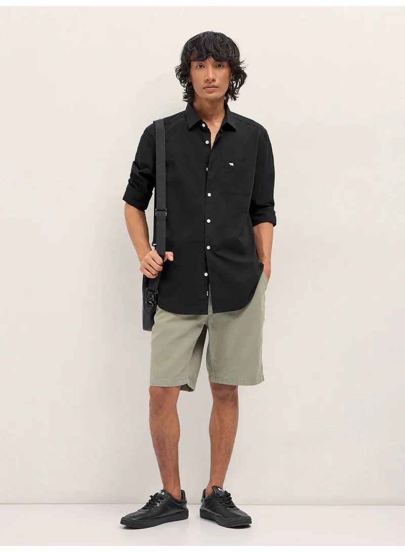 THE BEAR HOUSE  Men’s Long Sleeve Shirt – Classic, Comfortable and Stylish Essential for Work, Travel or Casual Outings for Men | Best Price UAE